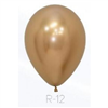 Balloons Reflex Gold 30Cm 12 Pack