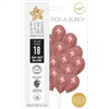 Balloons Reflex Rose Gold30Cm 18 Pack