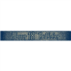 Banner Foil Glitter Navy 18th 27m