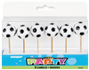 CANDLES SOCCERBALL PICKS 34062