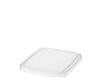 CASTAWAY CLEAR CONTAINER SQUARE LID 25PK