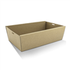 CATER BOX ONLY RECTANGLE MEDIUM BROWN 