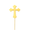 Cake Topper Cross Gold