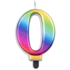 Candle 0 Jumbo Rainbow 431230