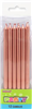 Candles Rose Gold Long 12 Pack