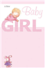 Card Baby Girl Baby  Rabbit