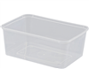 Castaway Container Rectangular MWave 1000ml 50Slv