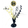 Centrepiece Black  Gold 18TH