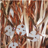 Clipped Ribbon Metallic Rose Gold 25 Pack