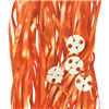 Clipped Ribbons Orange 25 Pack