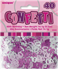 Confetti Glitz Pink 40th