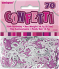 Confetti Glitz Pink 70th