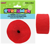 Crepe Streamer Red 24M