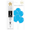 Five Star Balloons 45Cm Matte Blue 6Pk