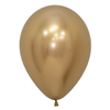 Five Star Balloons Reflex Gold 12Cm 20Pk