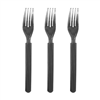 Five Star Reusable Fork Black 20pk