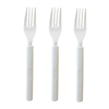 Five Star Reusable Fork Solid White 20pk