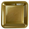 Five Star Square Banquet Plate 10 Metallic Gold 20 Pack