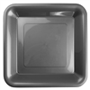 Five Star Square Banquet Plate 10 Metallic Silver 20 Pack