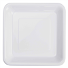 Five Star Square Snack Plate 7 White 20 Pack