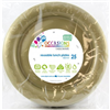 GOLD ROUND LUNCH PLATE 25PK ALP