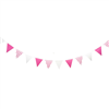 Gingham Pink Bunting 35m