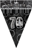 Glitz Flag Banner 70 Black