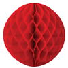 Honeycomb Ball Apple Red 25Cm