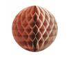 Honeycomb Ball Metallic Rose Gold 25Cm