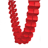 Honeycomb Garland Apple Red 4M