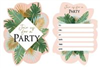 INVITATIONS TROPICAL 8PK E5963