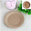 Kraft Paper Snack Plates 12 Pack