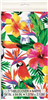 Luau Palm Tropical Tablecover Plastic Rectangle