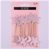 Luxe Pink Cake Pick 12pk