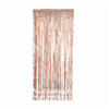 Metallic Foil Curtain Rose Gold