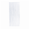 Metallic Foil Curtain White