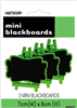 Mini Blackboards Lime Green 3 Pack