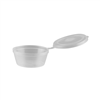 PORTION SAUCE CUP WHINGED LID 30ML CLEAR 50PK