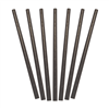 Paper Straws Cocktail Black 250PK