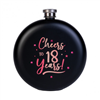 Round Flask Rose Gold 18th