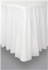 Table Skirt Plastic White