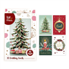 Xmas Cards Textured Foil 10PK