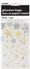 Xmas Glassine Bag Snowflakes 8 Pack