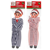 Xmas Naughty Elf Striped Pyjamas 