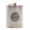 Zincalume Engravable Flask 21st 8 oz