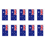 Aussie Flag Paper Bunting 8 piece 