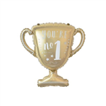 BALLOON FOIL 30Youre No1 Trophy Uninflated