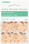 Baby Shower Baby Nude New Babies 12 Pack