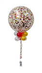 Balloon Arrangement 90Cm Latex Confetti With Topiary 178