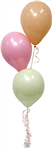 Balloon Arrangement Pastel Girl 3 Balloons 111